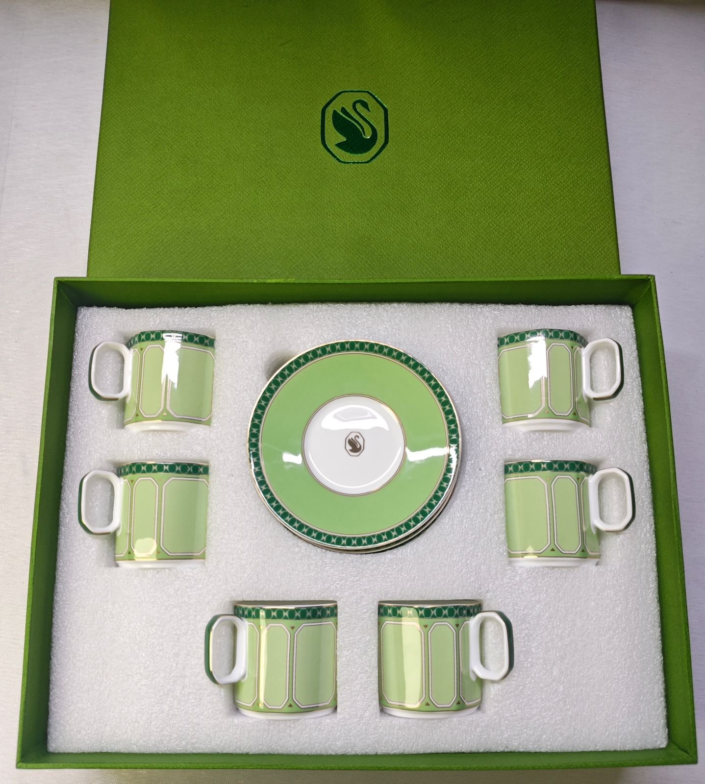 Swarovski Turkish coffee set of six cups with saucers available with many colors - Image 14 of 18